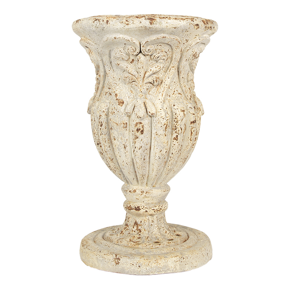 Clayre & Eef   | Bloempot Binnen Beige Bruin ø 27x43 cm | 6MG0122
