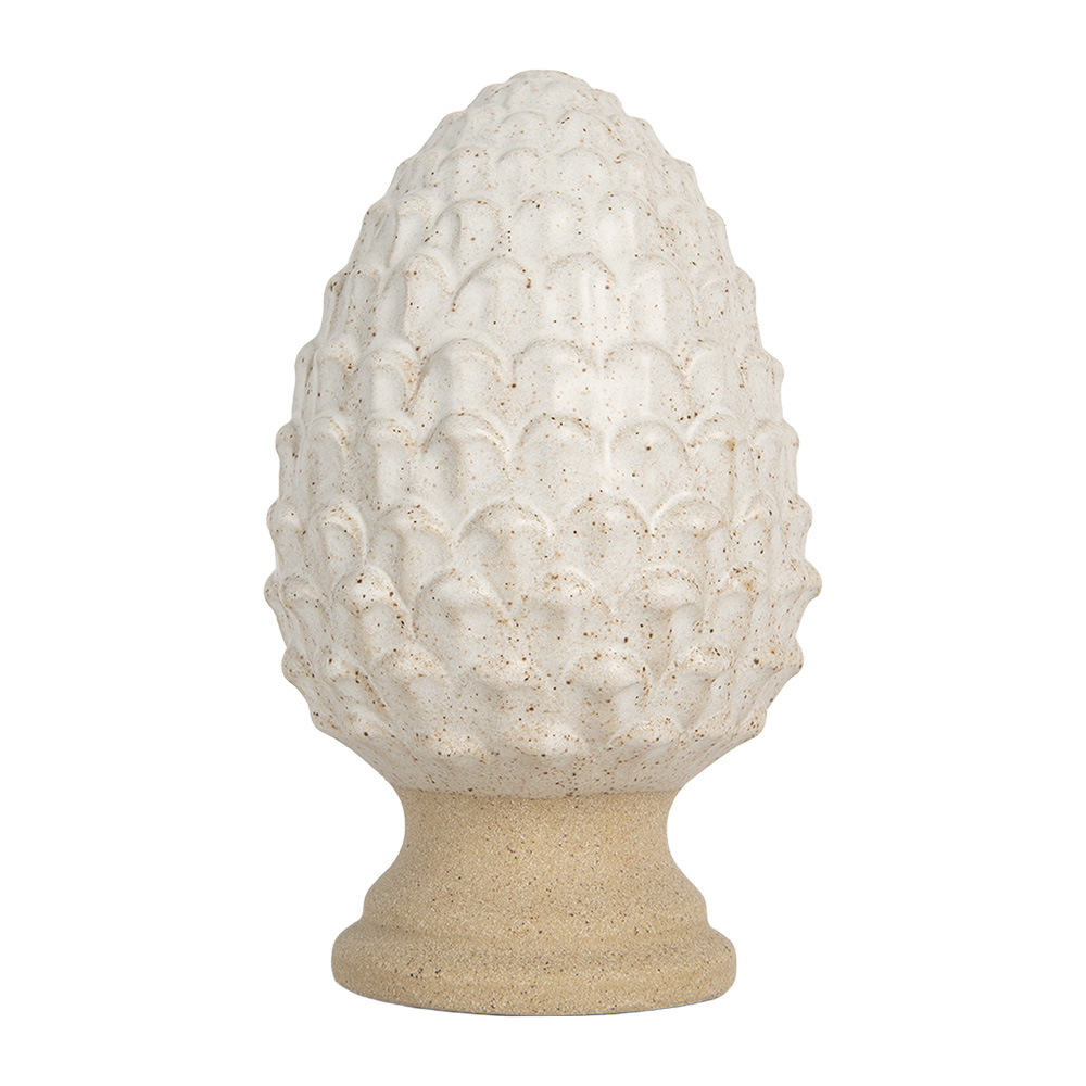 Clayre & Eef   | Decoratie Dennenappel Beige ø 9x15 cm | 6CE2179