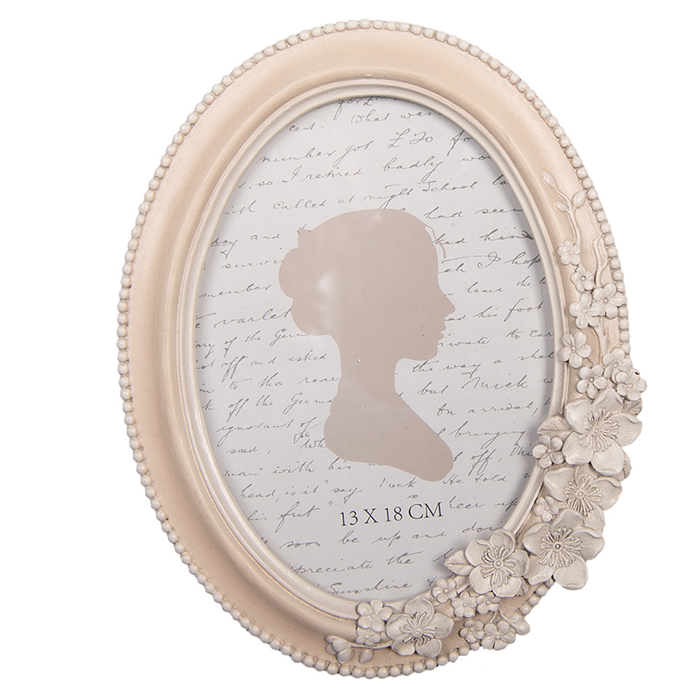 Clayre & Eef   | Fotolijst Roze Beige 17x2x22 cm / 13x18 cm | 2F1320