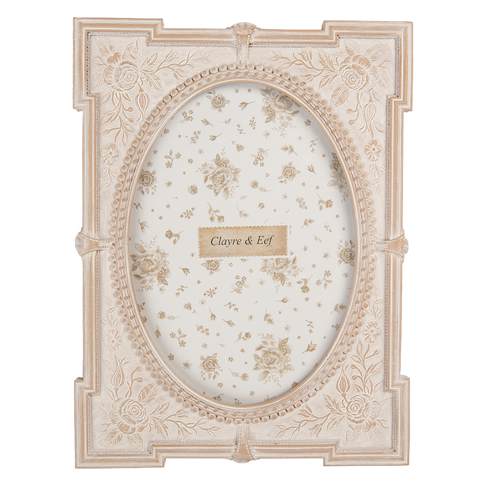 Clayre & Eef   | Fotolijst Roze 17x2x23 cm / 13x18 cm | 2F1368M