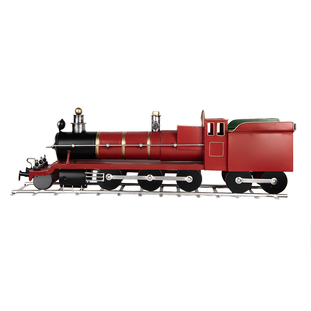 Clayre & Eef   | Decoratie Trein Rood 86x18x27 cm | 5Y1304