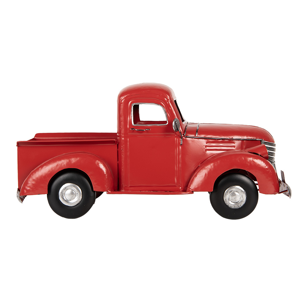 Clayre & Eef   | Decoratie vrachtauto Rood 45x22x21 cm | 6Y5812