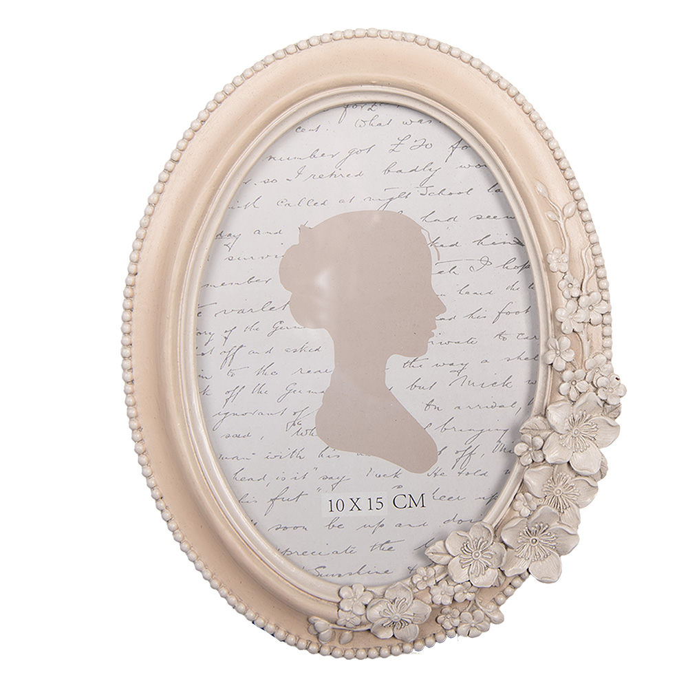 Clayre & Eef   | Fotolijst Roze Beige 15x2x19 cm / 10x15 cm | 2F1319