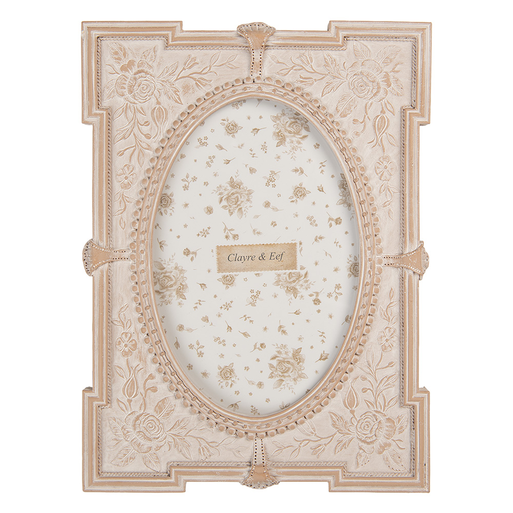 Clayre & Eef   | Fotolijst Roze 15x2x21 cm / 10x15 cm | 2F1368S