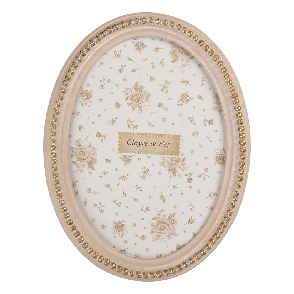 Clayre & Eef   | Fotolijst Roze Goudkleurig 15x2x20 cm / 13x18 cm | 2F1370M