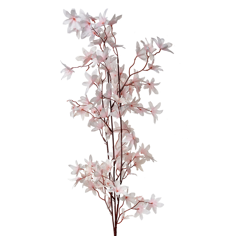 Clayre & Eef   | Decoratie tak met bloemen Roze 15x7x112 cm | 5PL0136P