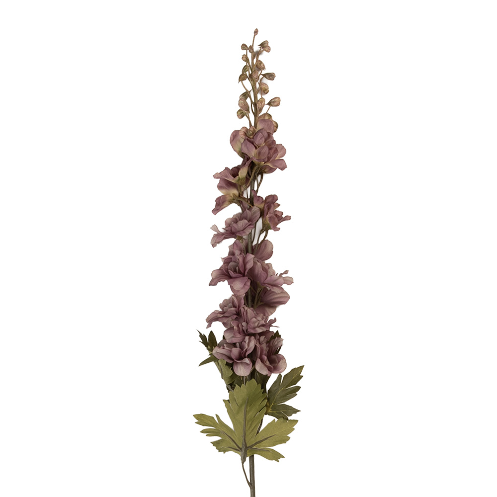Clayre & Eef   | Decoratie tak met bloemen Paars Groen 6x6x77 cm | 5PL0163PA