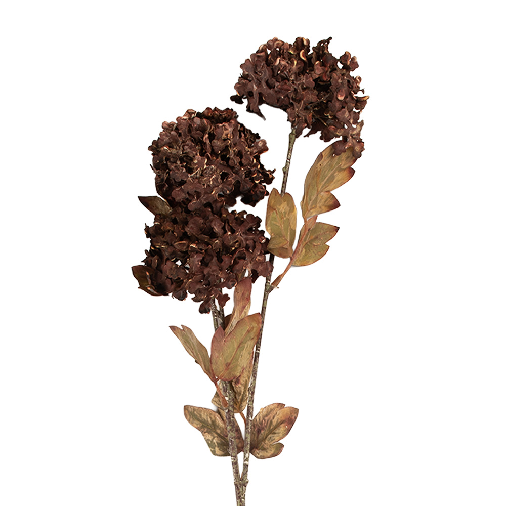 Clayre & Eef   | Decoratie tak met bloemen Bruin Groen 10x8x76 cm | 5PL0193CH