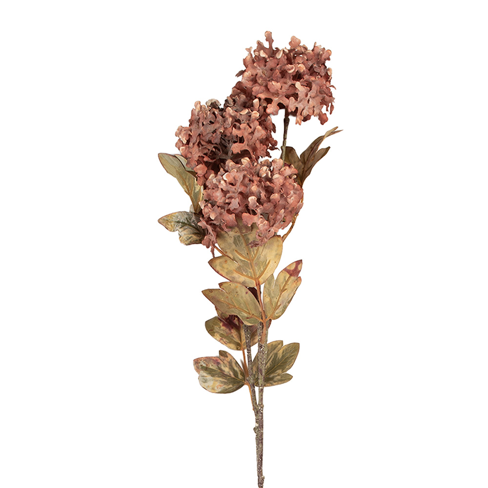 Clayre & Eef   | Decoratie tak met bloemen Roze Groen 10x8x76 cm | 5PL0193P