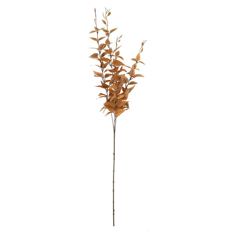 Clayre & Eef   | Kunstbloem Oranje Bruin 12x10x90 cm | 5PL0196
