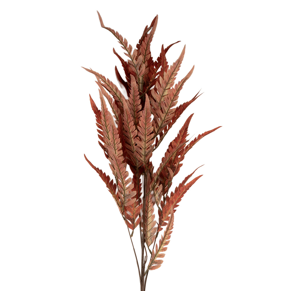 Clayre & Eef   | Kunstbloem Oranje Groen 12x12x98 cm | 5PL0198