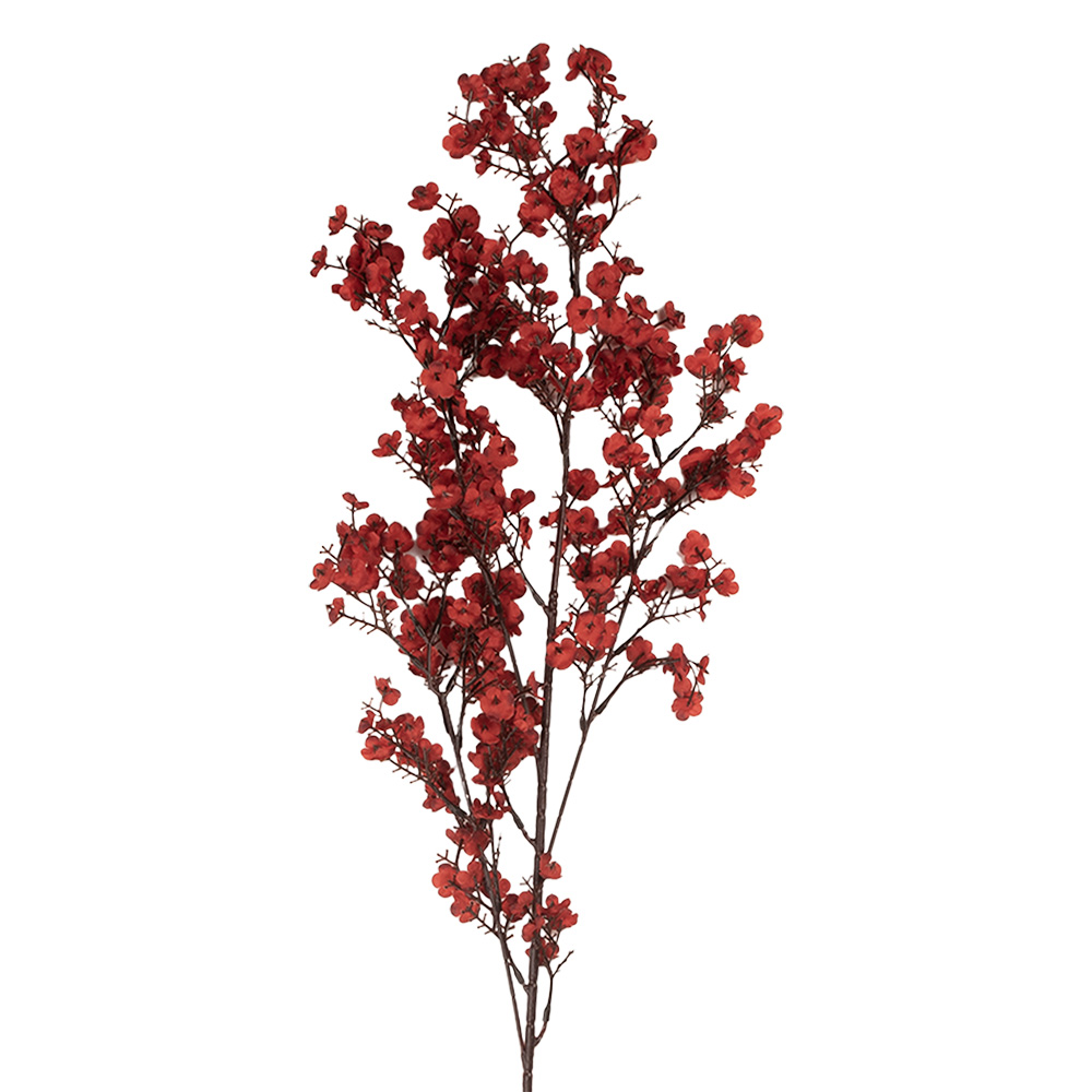 Clayre & Eef   | Kunstbloem Rood Bruin 10x8x104 cm | 5PL0200R