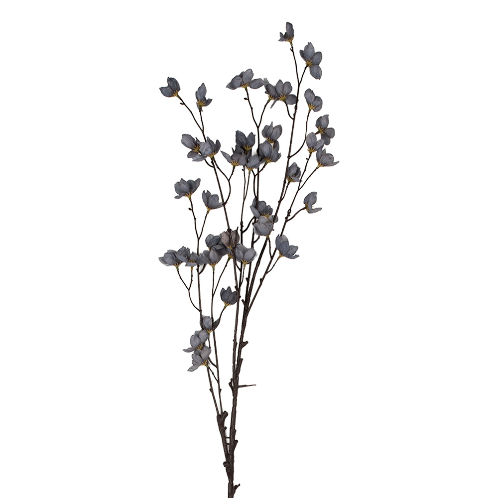 Clayre & Eef   | Kunstbloem Blauw Bruin 8x8x110 cm | 5PL0202BL