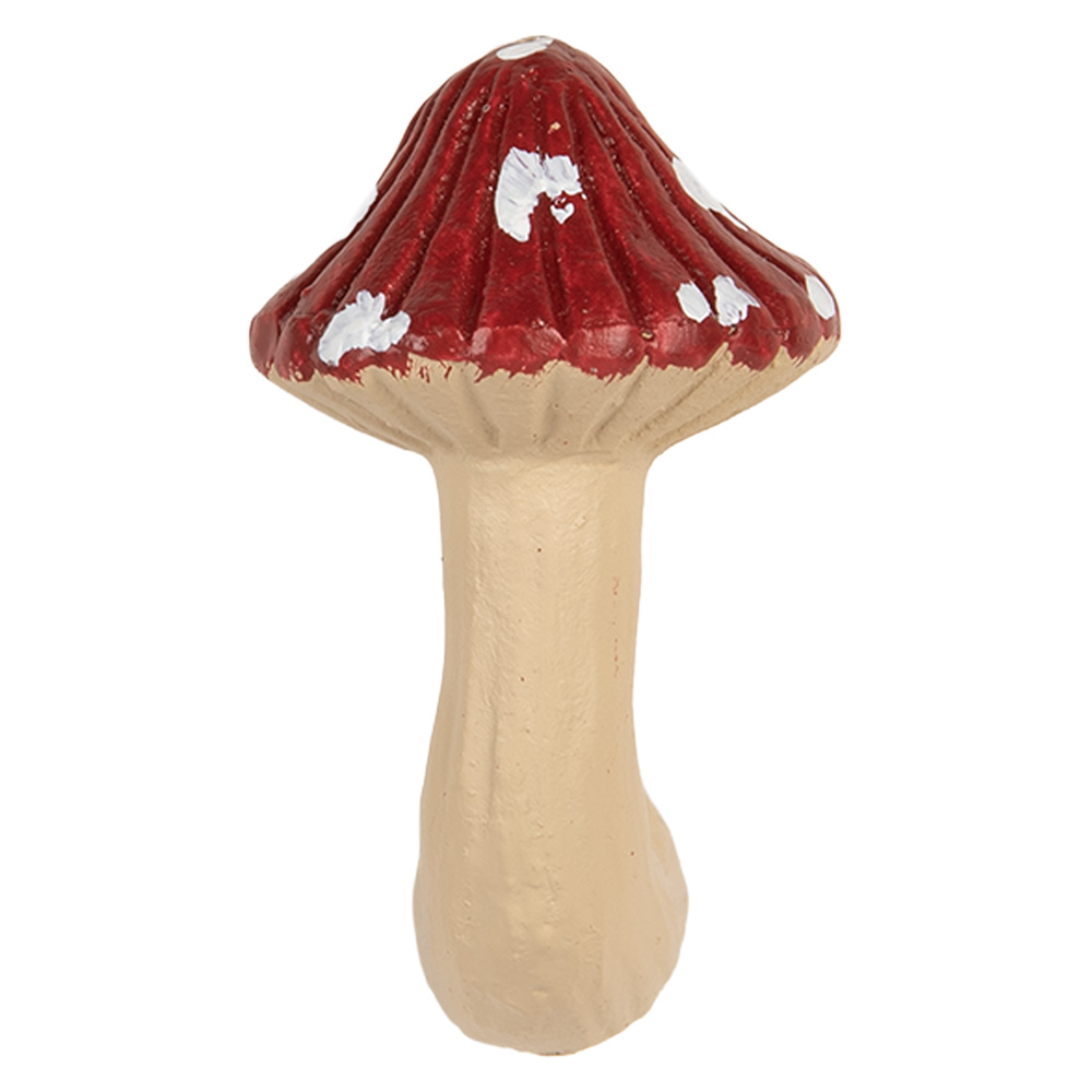 Clayre & Eef   | Deurknop Rood Beige 3x4x6 cm / S3 cm | 66263