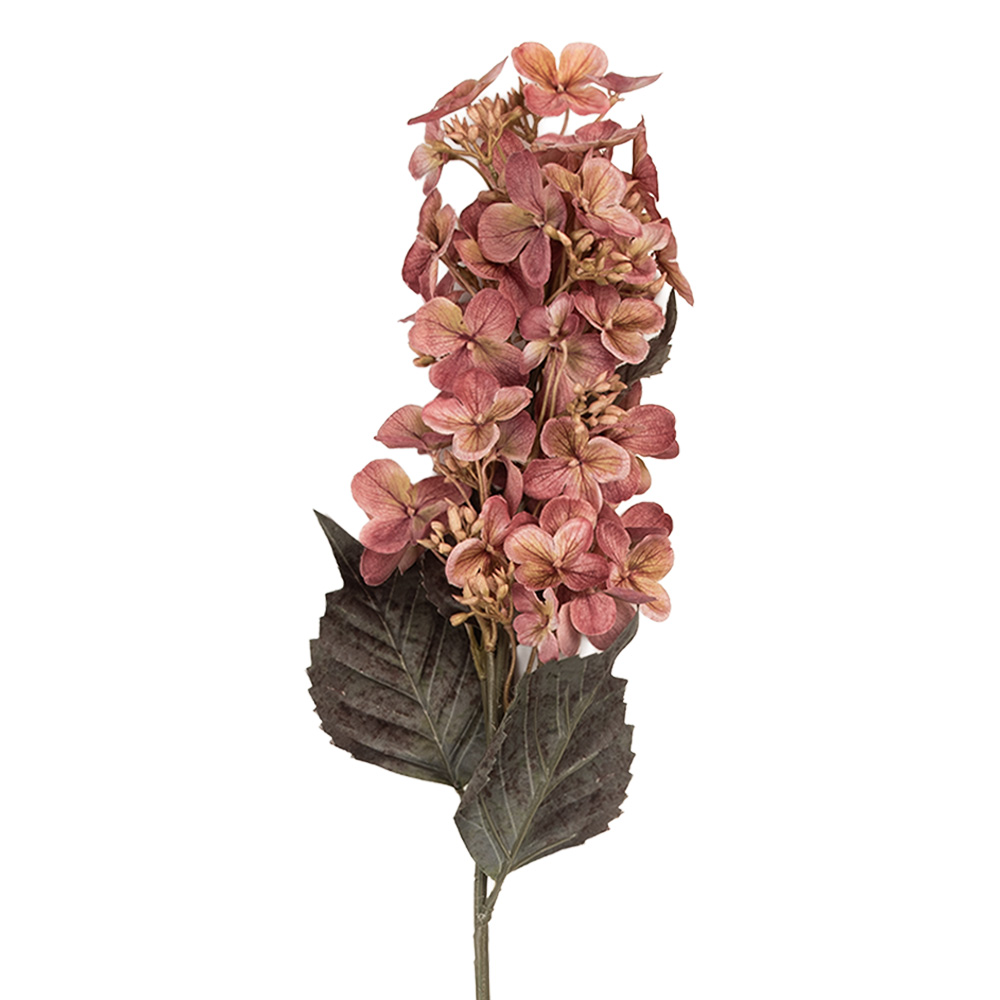 Clayre & Eef   | Decoratie tak met bloemen Roze Groen 8x8x72 cm | 6PL0396P