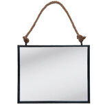 Clayre & Eef | Wandspiegel Zwart 50x4x40 cm | 52S093 Clayre & Eef | Wandspiegel Zwart 50x4x40 cm | 52S093