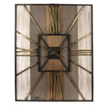 Clayre & Eef | Wandklok Bruin 60x6x79 cm / 1xAA | 5KL0129 Clayre & Eef | Wandklok Bruin 60x6x79 cm / 1xAA | 5KL0129