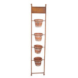 Clayre & Eef | Plantenstandaard Binnen Bruin 34*20*168 cm | 5Y0467 Clayre & Eef | Plantenstandaard Binnen Bruin 34*20*168 cm | 5Y0467