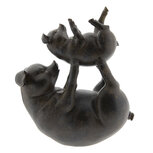 Clayre & Eef | Decoratie Beeld Varken Grijs 27x13x32 cm | 6PR2429 Clayre & Eef | Decoratie Beeld Varken Grijs 27x13x32 cm | 6PR2429