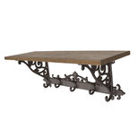 Clayre & Eef | Wandkapstok 5 haken Bruin 58x20x22 cm | 5Y0526 Clayre & Eef | Wandkapstok 5 haken Bruin 58x20x22 cm | 5Y0526