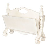 Clayre & Eef | Tijdschriftenhouder Wit 55x25x44 cm | 5H0405 Clayre & Eef | Tijdschriftenhouder Wit 55x25x44 cm | 5H0405