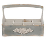 Clayre & Eef | Wijnrek Grijs 45x21x34 cm | 6H1409 Clayre & Eef | Wijnrek Grijs 45x21x34 cm | 6H1409