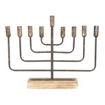 Clayre & Eef | Kandelaar Goudkleurig 59x11x48 cm | 5Y0647 Clayre & Eef | Kandelaar Goudkleurig 59x11x48 cm | 5Y0647