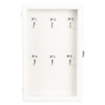 Clayre & Eef | Sleutelkastje Wit 24x7x38 cm | 6H1570W Clayre & Eef | Sleutelkastje Wit 24x7x38 cm | 6H1570W