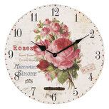 Wandklok ø 34*3 cm / 1*AA Multi | 6KL0587 | Clayre & Eef Wandklok ø 34*3 cm / 1*AA Multi | 6KL0587 | Clayre & Eef