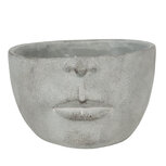 Clayre & Eef | Bloempot Binnen Grijs 24x23x15 cm | 6TE0295 Clayre & Eef | Bloempot Binnen Grijs 24x23x15 cm | 6TE0295