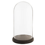Clayre & Eef | Stolp Transparant ø 26x47 cm | 6GL1273 Clayre & Eef | Stolp Transparant ø 26x47 cm | 6GL1273