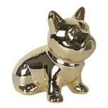 Decoratie hond 12 cm Goudkleurig | 6CE1169 | Clayre & Eef Decoratie hond 12 cm Goudkleurig | 6CE1169 | Clayre & Eef