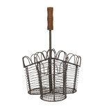 Clayre & Eef | Plantenstandaard Binnen Bruin 25x25x34 cm | 6Y3757 Clayre & Eef | Plantenstandaard Binnen Bruin 25x25x34 cm | 6Y3757
