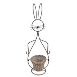 Clayre & Eef | Bloempot Binnen Zwart 20x31x83 cm | 5Y0822 Clayre & Eef | Bloempot Binnen Zwart 20x31x83 cm | 5Y0822