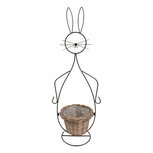 Clayre & Eef | Bloempot Binnen Zwart 15x23x67 cm | 5Y0823 Clayre & Eef | Bloempot Binnen Zwart 15x23x67 cm | 5Y0823