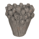Clayre & Eef | Bloempot Binnen Grijs ø 23x25 cm | 6TE0357 Clayre & Eef | Bloempot Binnen Grijs ø 23x25 cm | 6TE0357
