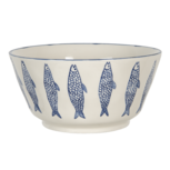 Clayre & Eef | Soepkom Beige Blauw ø 20x10 cm / 3100 ml | 6CEBO0056 Clayre & Eef | Soepkom Beige Blauw ø 20x10 cm / 3100 ml | 6CEBO0056