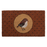 Clayre & Eef | Deurmat Binnen Vogel Bruin 75x45x1 cm | MC210 Clayre & Eef | Deurmat Binnen Vogel Bruin 75x45x1 cm | MC210