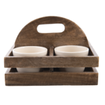 Clayre & Eef | Bloempotten Binnen Set van 4 Bruin 24x24x17 cm | 6H1985 Clayre & Eef | Bloempotten Binnen Set van 4 Bruin 24x24x17 cm | 6H1985