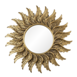Clayre & Eef | Wandspiegel Goudkleurig ø 47x3 cm | 62S229 Clayre & Eef | Wandspiegel Goudkleurig ø 47x3 cm | 62S229