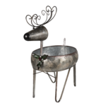 Clayre & Eef | Bloempot Binnen Rendier Grijs, Bruin 35x28x54 cm | 6Y4450 Clayre & Eef | Bloempot Binnen Rendier Grijs, Bruin 35x28x54 cm | 6Y4450