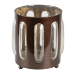 Clayre & Eef | Theelichthouder Bruin ø 14x13 cm | 6Y4628 Clayre & Eef | Theelichthouder Bruin ø 14x13 cm | 6Y4628