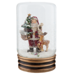 Clayre & Eef | Sneeuwbol Kerstman Rood ø 5x9 cm | 63789 Clayre & Eef | Sneeuwbol Kerstman Rood ø 5x9 cm | 63789