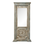 Clayre & Eef | Wandspiegel Blauw, Grijs, Beige 55x7x118 cm | 52S237 Clayre & Eef | Wandspiegel Blauw, Grijs, Beige 55x7x118 cm | 52S237