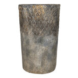 Clayre & Eef | Bloempot Binnen Grijs ø 24x39 cm | 6TE0366 Clayre & Eef | Bloempot Binnen Grijs ø 24x39 cm | 6TE0366