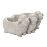 Clayre & Eef | Bloempot Binnen Schaap Grijs 26x20x12 cm | 6TE0372 Clayre & Eef | Bloempot Binnen Schaap Grijs 26x20x12 cm | 6TE0372