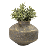 Clayre & Eef | Vaas Goudkleurig ø 27x21 cm | 6Y4528 Clayre & Eef | Vaas Goudkleurig ø 27x21 cm | 6Y4528