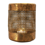 Clayre & Eef | Lantaarn Koperkleurig ø 34x45 cm | 6Y4532 Clayre & Eef | Lantaarn Koperkleurig ø 34x45 cm | 6Y4532
