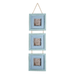 Clayre & Eef | Fotolijst Blauw 16x2x64 cm /(3) 7x7 cm | 2F0877 Clayre & Eef | Fotolijst Blauw 16x2x64 cm /(3) 7x7 cm | 2F0877