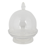 Clayre & Eef | Stolp Transparant ø 12x17 cm | 6GL3380 Clayre & Eef | Stolp Transparant ø 12x17 cm | 6GL3380
